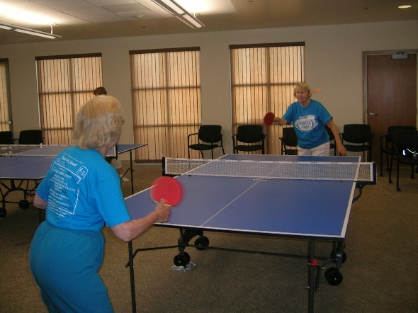 Senior Center 50+ Community Games Ping Pong